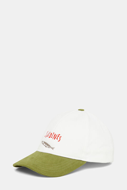 Ecru Embroidered Hat