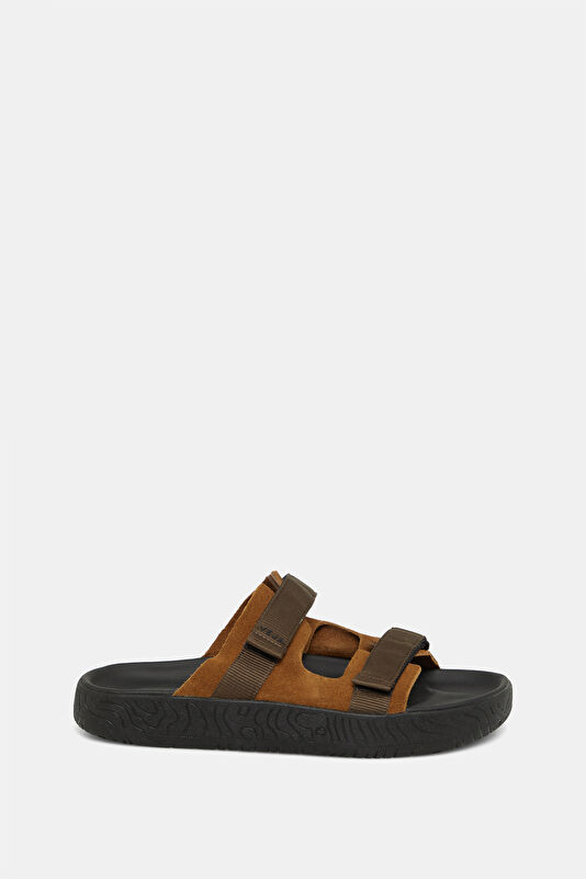 Arpoador Black Brown Men's Slippers