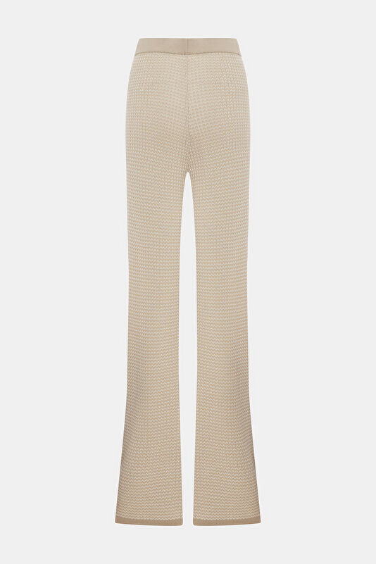 Beige Straight Women's Pants 2