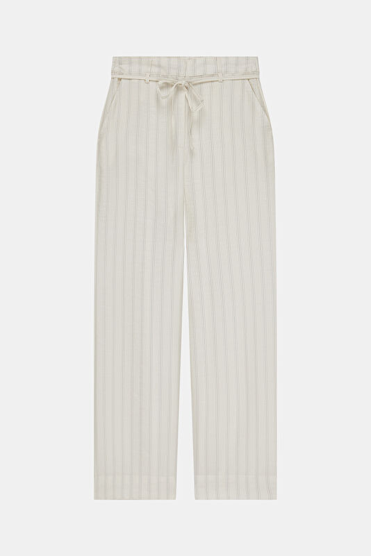 Krem Straight Kadın Pantolon