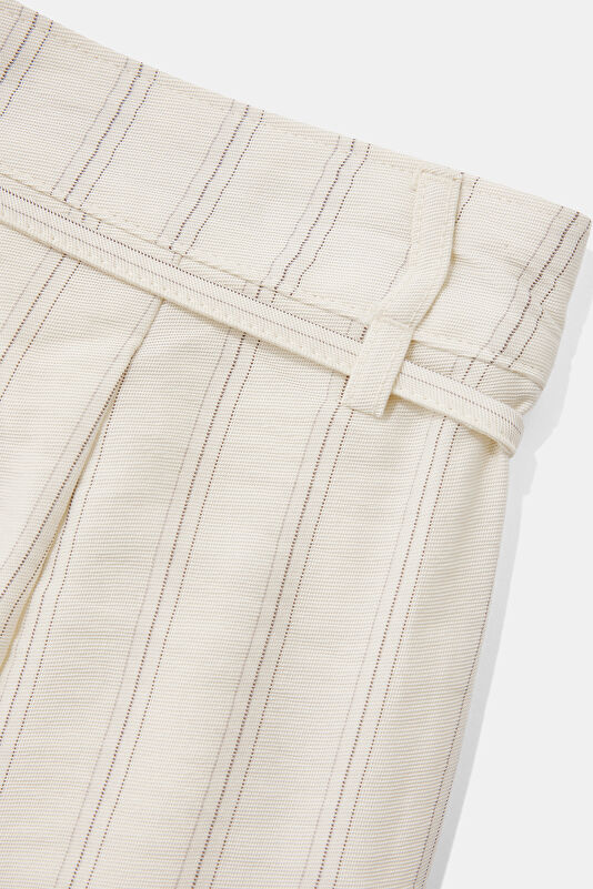 Krem Straight Kadın Pantolon 4
