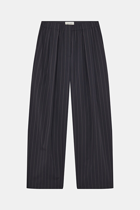 Lacivert Straight Cut Kadın Pantolon