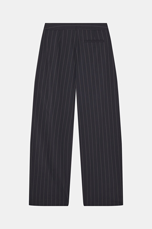 Lacivert Straight Cut Kadın Pantolon 2