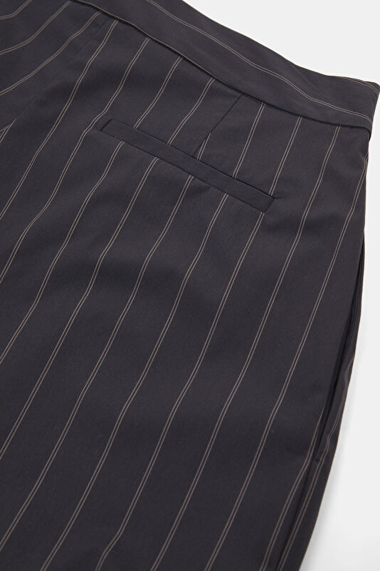 Lacivert Straight Cut Kadın Pantolon 4
