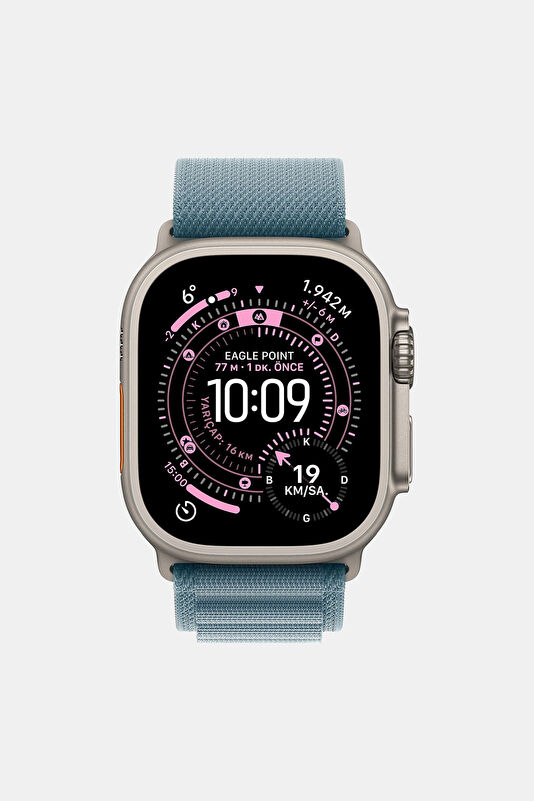 Watch Ultra 3&nbsp;GPS + Cellular&nbsp;49mm&nbsp;Natural Titanium Case with Light Blue Alpine Loop - Large MEWP4TU/A 2