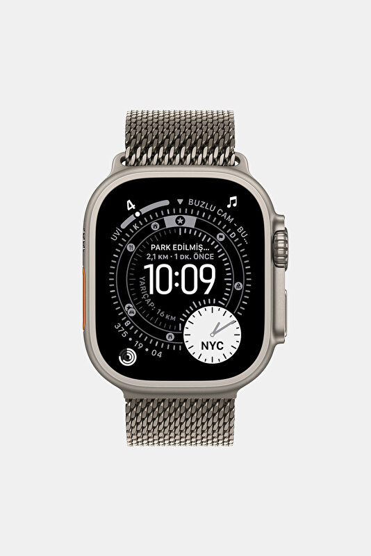 Watch Ultra 3 GPS + Cellular 49mm Natural Titanium Case with Natural Titanium Milanese Loop - Large MF0E4TU/A 2