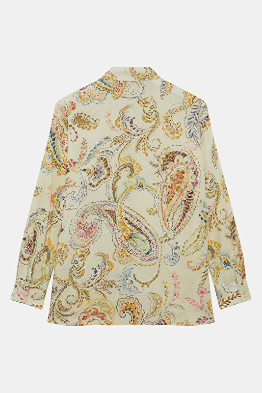 Multicolored Pattern Women's Shirt 2