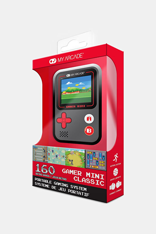 Gamer Mini Classic Noire et Rouge (160 games) 2