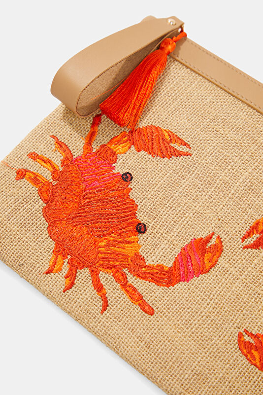 Crabs Coral Patterned Bag 4