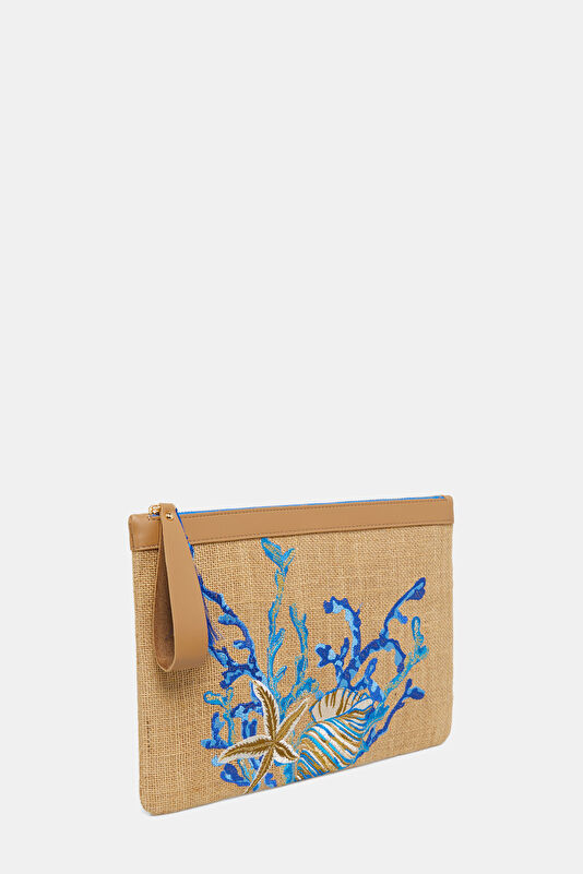 Blue Coral Blue Patterned Bag 2