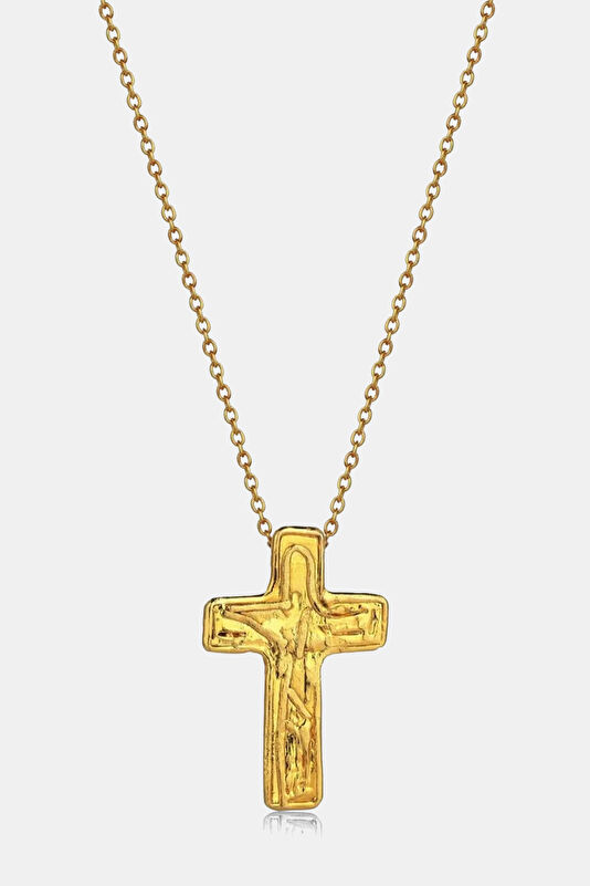 The Rustic Cross Necklace