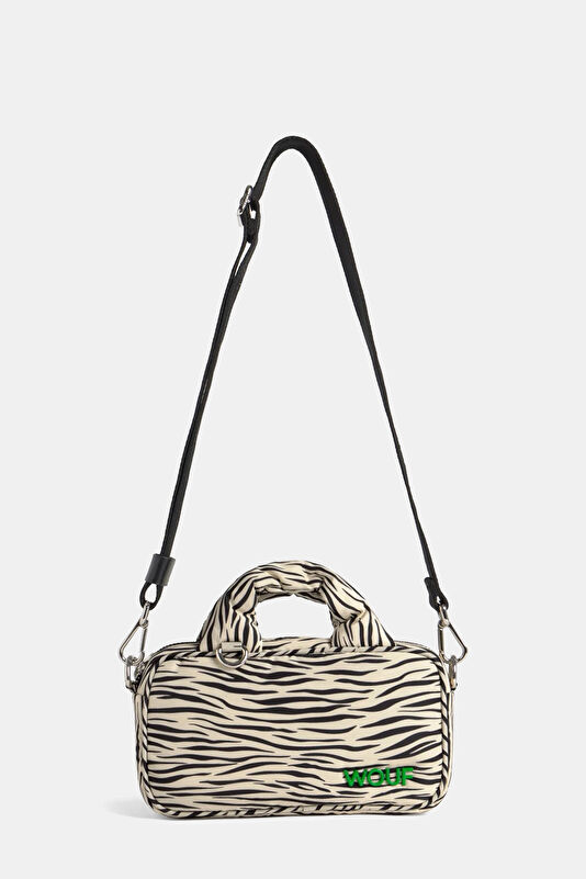 Black White Zebra Hit Mini Bag