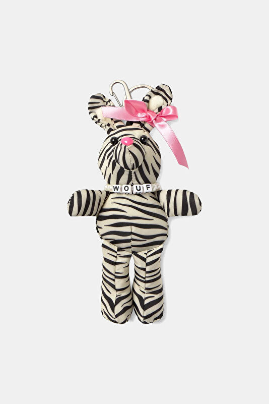 Black White Zebra Hit Rabbit Charm