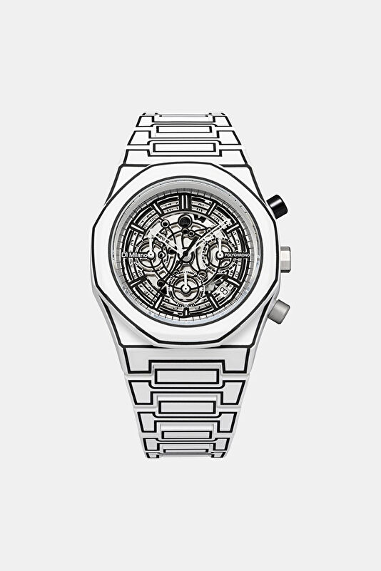 White Sketch Kol Saati 40.5