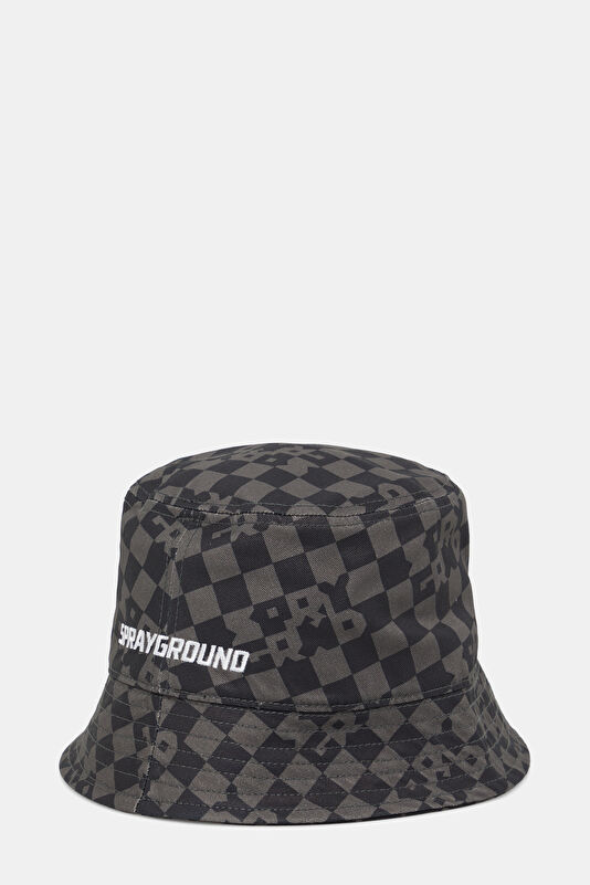 Gray Patterned Hat 2