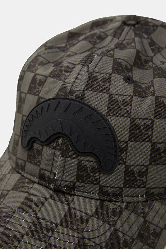 Gray Embroidered Hat 4