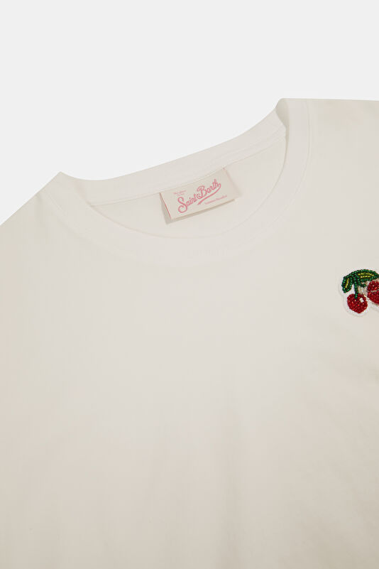 Beyaz Kadın T-Shirt 3