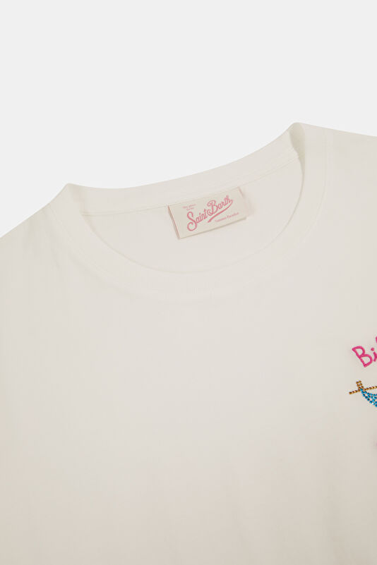 Beyaz Kadın T-Shirt 3