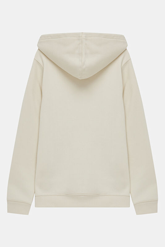 Relax Kalıp Beyaz Erkek Sweatshirt 2