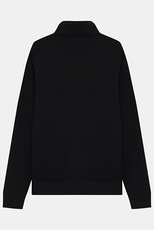 Relax Kalıp Siyah Erkek Sweatshirt 2