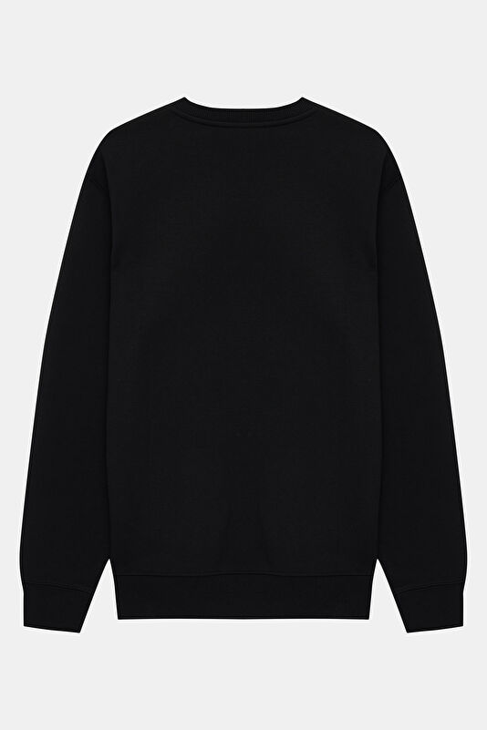 Relax Fit Black Men's Sweatshirt 2