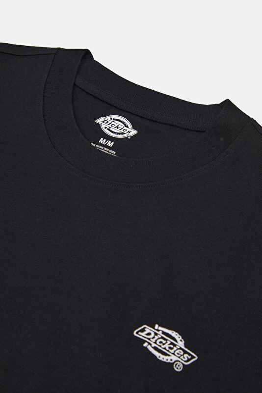 Relax Kalıp Siyah Erkek T-Shirt 3