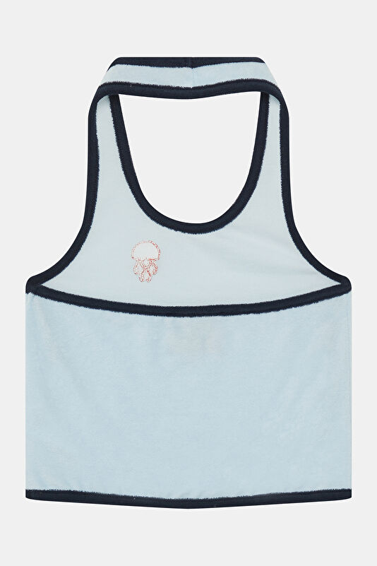 Blue Sleeveless Children's Blouse 2