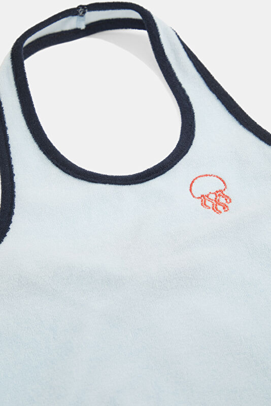 Blue Sleeveless Children's Blouse 3