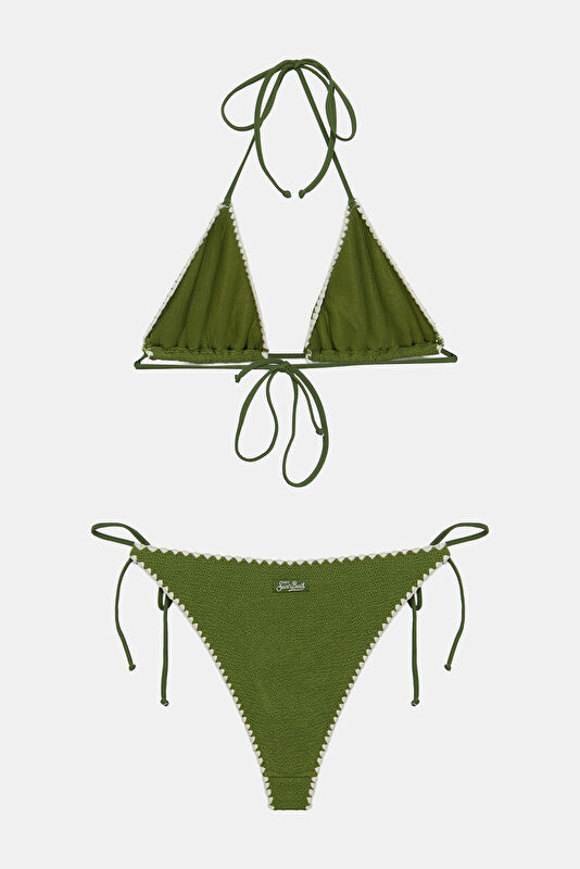 Haki Bağlamalı Kadın Bikini 2