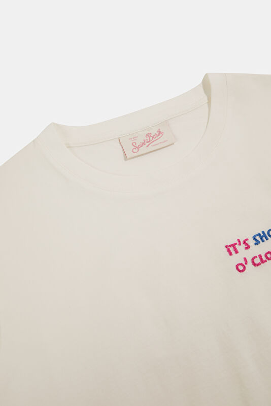 Beyaz Kadın T-Shirt 3