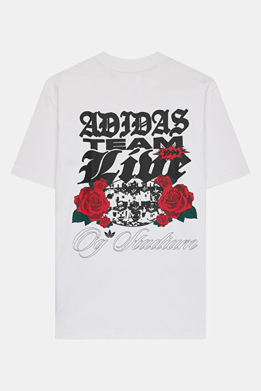 Relax Fit White Crew Neck Men's T-Shirt 2