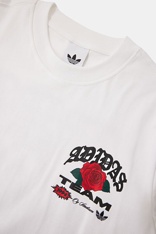 Relax Fit White Crew Neck Men's T-Shirt 3