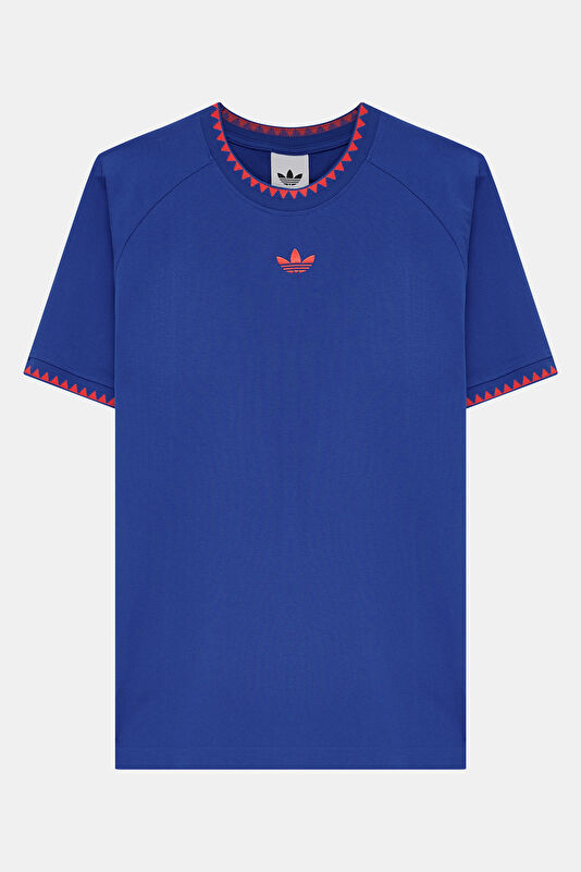 Relax Fit Blue Crew Neck Men's T-Shirt