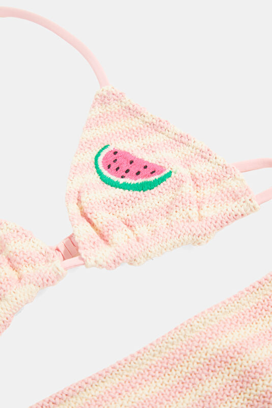 Çok Renkli Desenli Çocuk Bikini 4