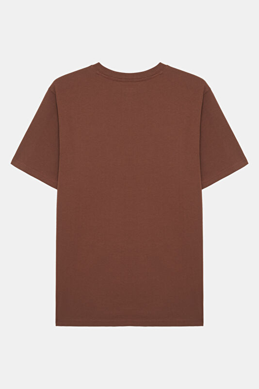 Kahve Erkek T-Shirt 2