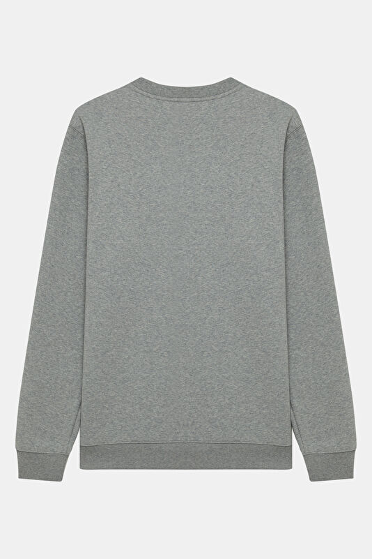 Oakport Crew Gri Erkek Sweatshirt 2