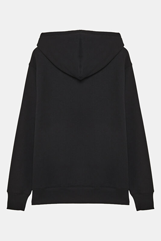 Siyah Erkek Sweatshirt 2