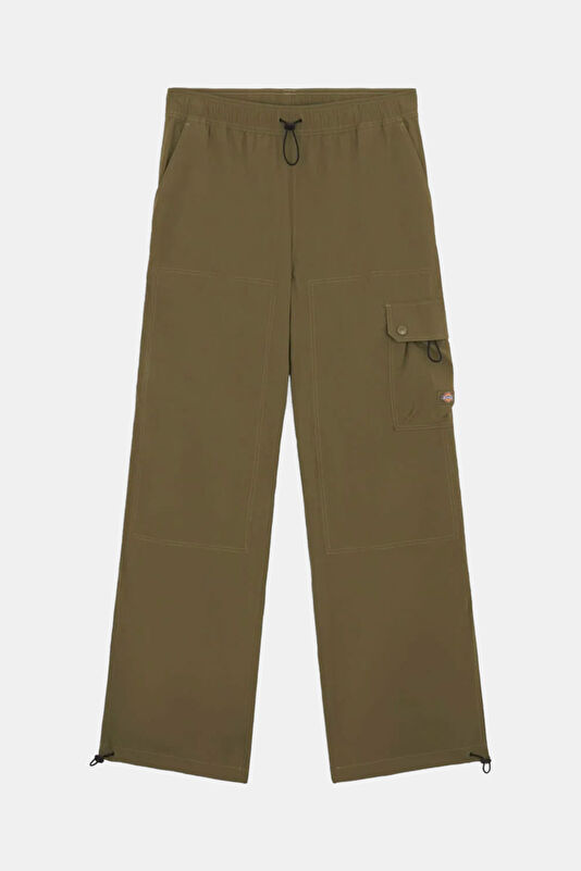 Koyu Yeşil Wide Leg Kadın Pantolon