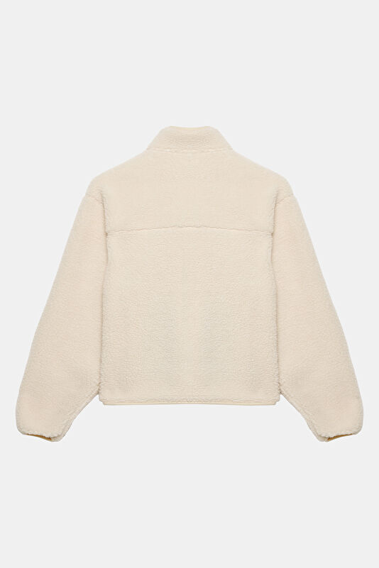 Bej Kadın Sweatshirt 2