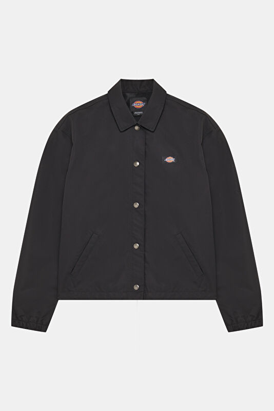Black Button-Down Women's Jacket