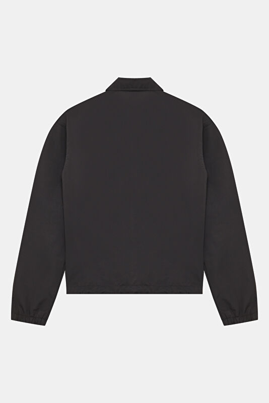 Black Button-Down Women's Jacket 2