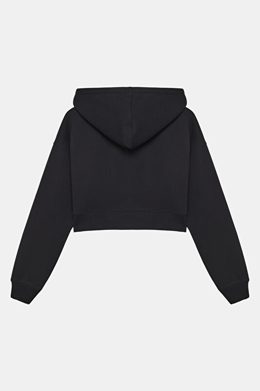 Siyah Kadın Sweatshirt 2