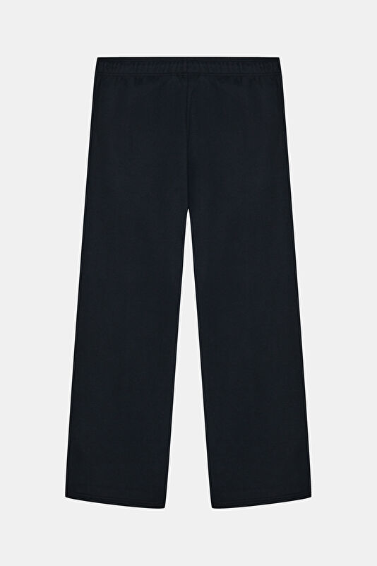 Black Wide Leg Women's Athletic Pants 2