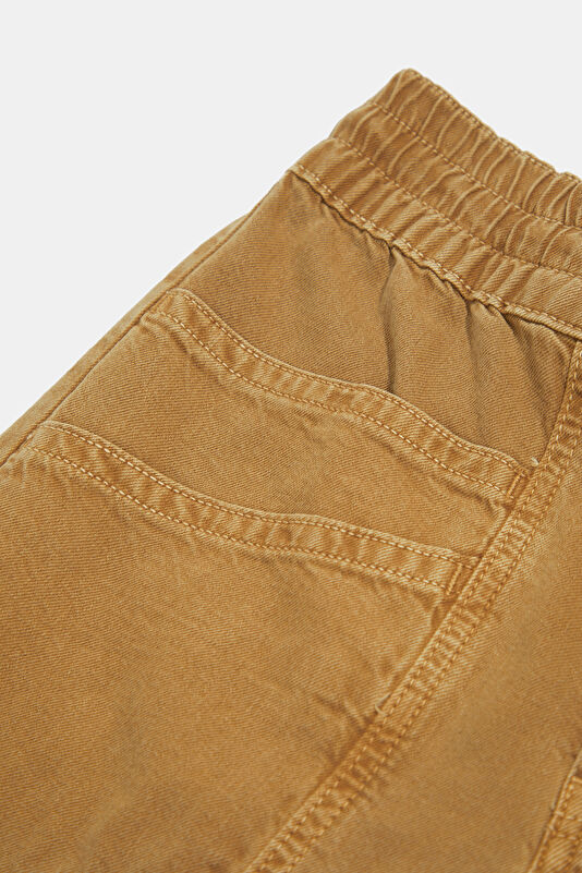 Açık Kahve Wide Leg Kadın Pantolon 4