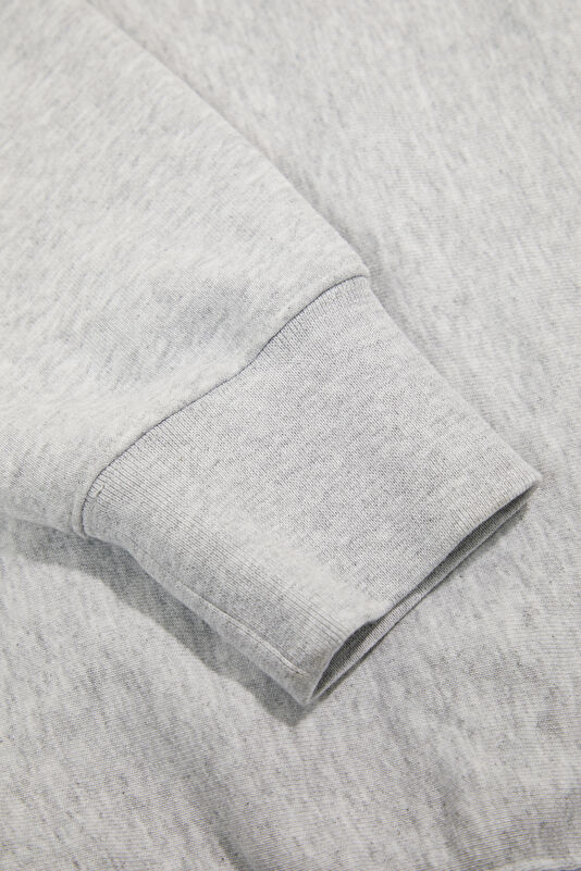 Gri Relax Kalıp Bisiklet Yaka Erkek Sweatshirt 4