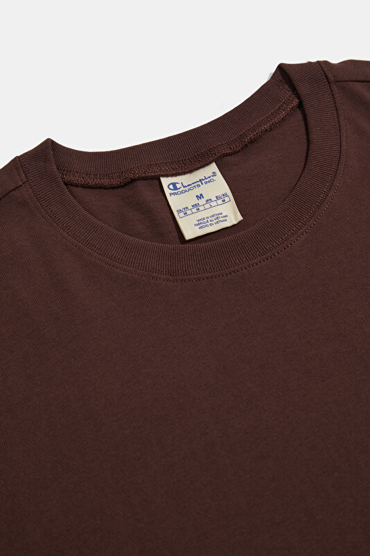 Relax Kalıp Bordo Bisiklet Yaka Erkek T-Shirt 3