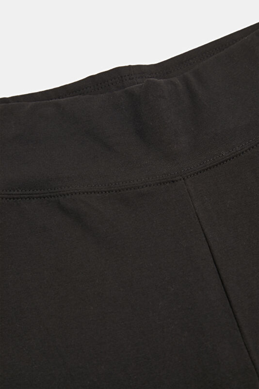 Siyah Wide Leg Kadın Spor Pantolon 3