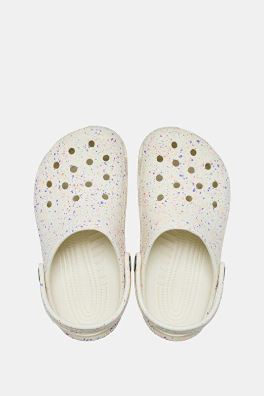 Classic Glow Paint Splatter Clog K Cream Kids' Slippers 3