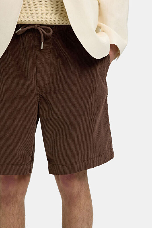 Brown Organic Cotton Men's Shorts 2