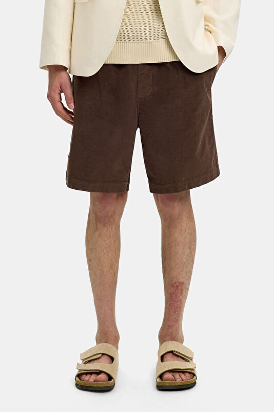 Brown Organic Cotton Men's Shorts 3